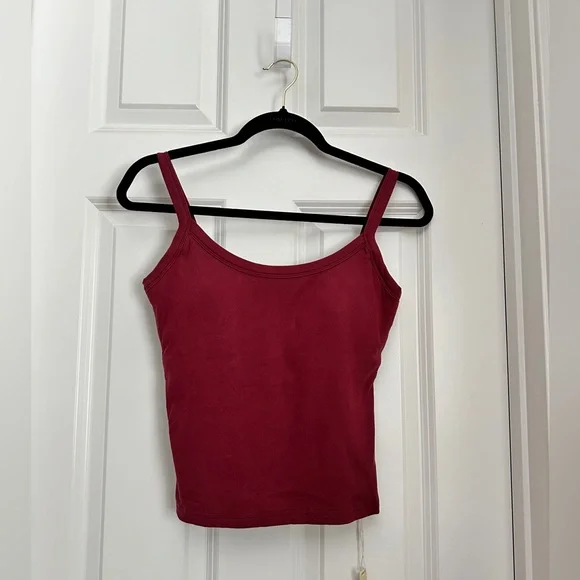 OGL Tank with built in bra in red